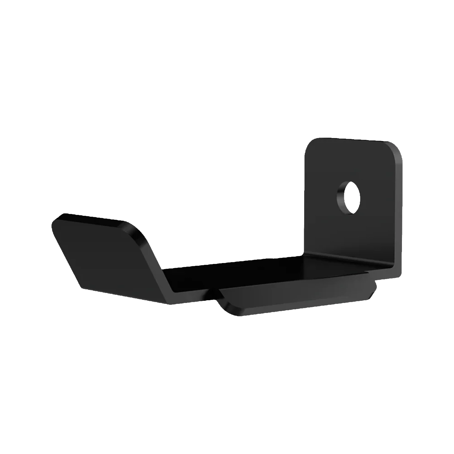 SIMGASM Accessory Holder with mounting hole and retaining lip, front view
